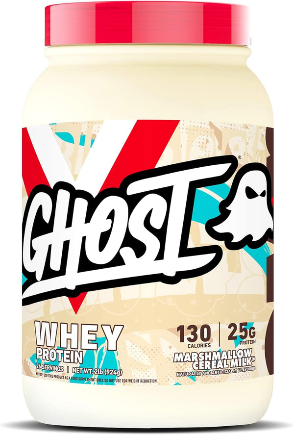 GHOST Whey Protein Powder, Marshmallow Cereal Milk - 2LB