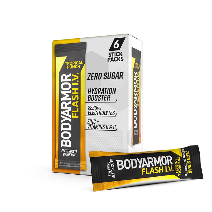 BODYARMOR Flash IV Electrolyte Packets Tropical Punch - Leo Smart Traders