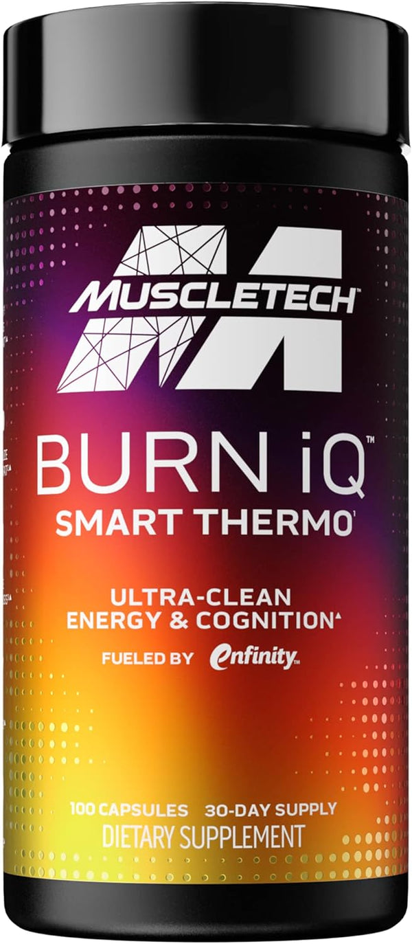 MuscleTech Burn iQ Smart Thermo Supplement 100 Count