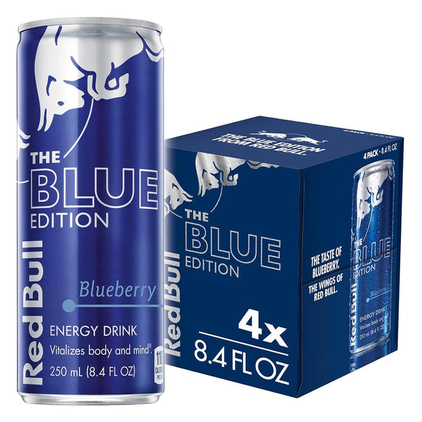 Red Bull Blueberry Blue Edition Energy Drink, 8.4oz, 4-24 Pack