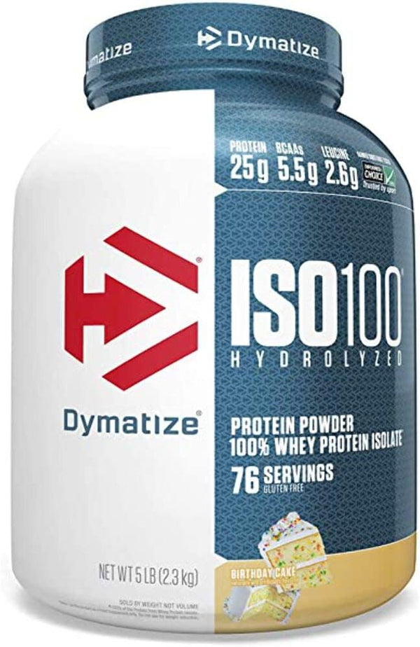 Dymatize ISO100 Hydrolyzed Protein Powder - Birthday Cake