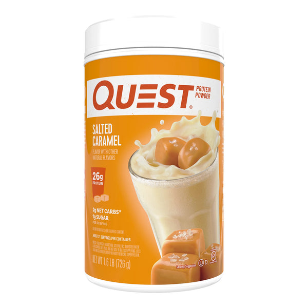 Quest Protein Powder, Salted Caramel, 26g Protein, 1.6 lb