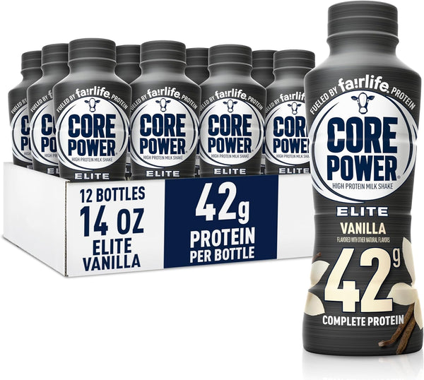 Core Power Fairlife Elite Milk Shake - Vanilla | 12 Pack