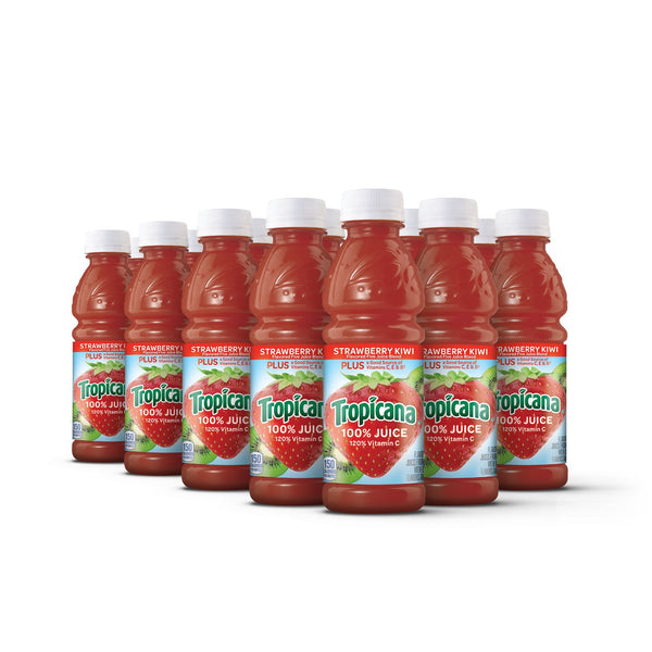 Tropicana Juice, Strawberry Kiwi, 10oz (15 Pack)