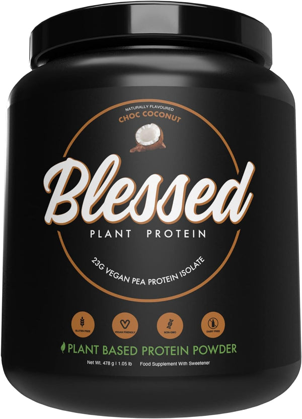 BLESSED Plant Based Protein Supplement Chocolate Coconut - Leo Smart Traders