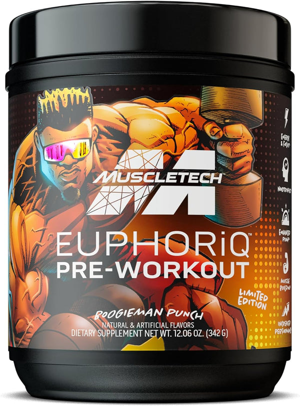 MuscleTech Pre Workout Powder EuphoriQ PreWorkout Boogieman Punch (20 Servings)