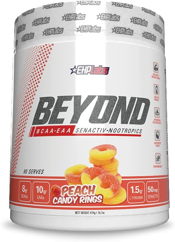 EHPlabs Beyond BCAA Powder Amino Acids - Peach Candy Rings