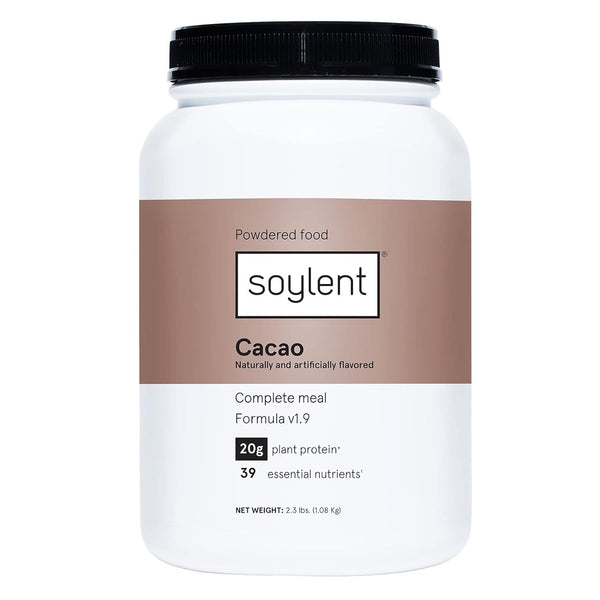 Soylent Complete Nutrition Meal Replacement Protein Powder, Cacao 36.8oz