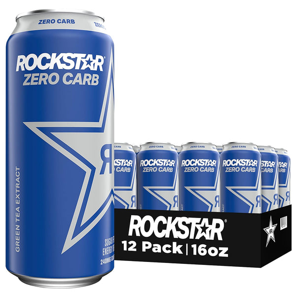 Rockstar Energy Drink - Zero Carb | 12 Pack