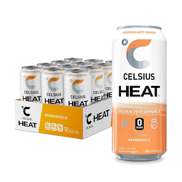 CELSIUS HEAT Energy Drink Orangesicle - Leo Smart Traders