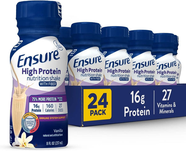 Ensure High Protein Nutrition Shake - Vanilla | 6-24 Pack