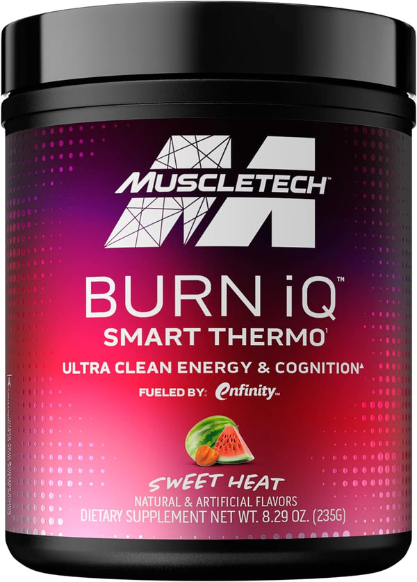 MuscleTech Burn IQ Smart Thermo Supplement, Sweet Heat (50 Servings)