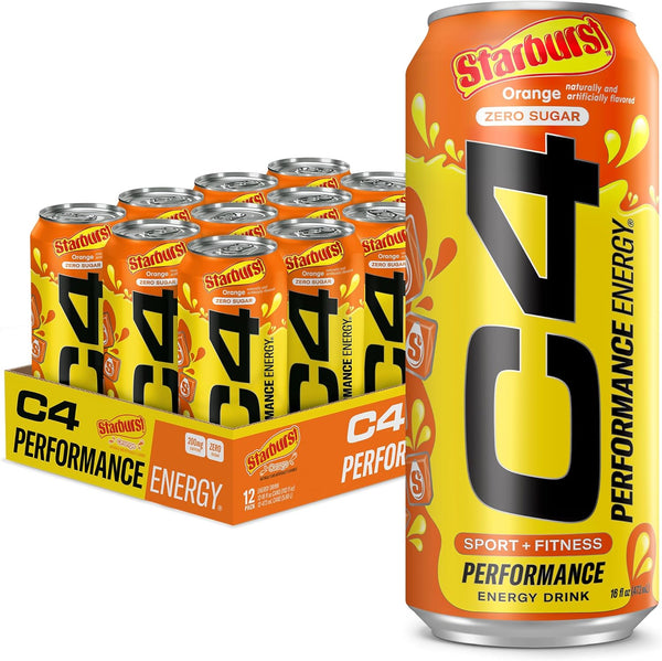 C4 Energy Drink Starburst Orange - Leo Smart Traders