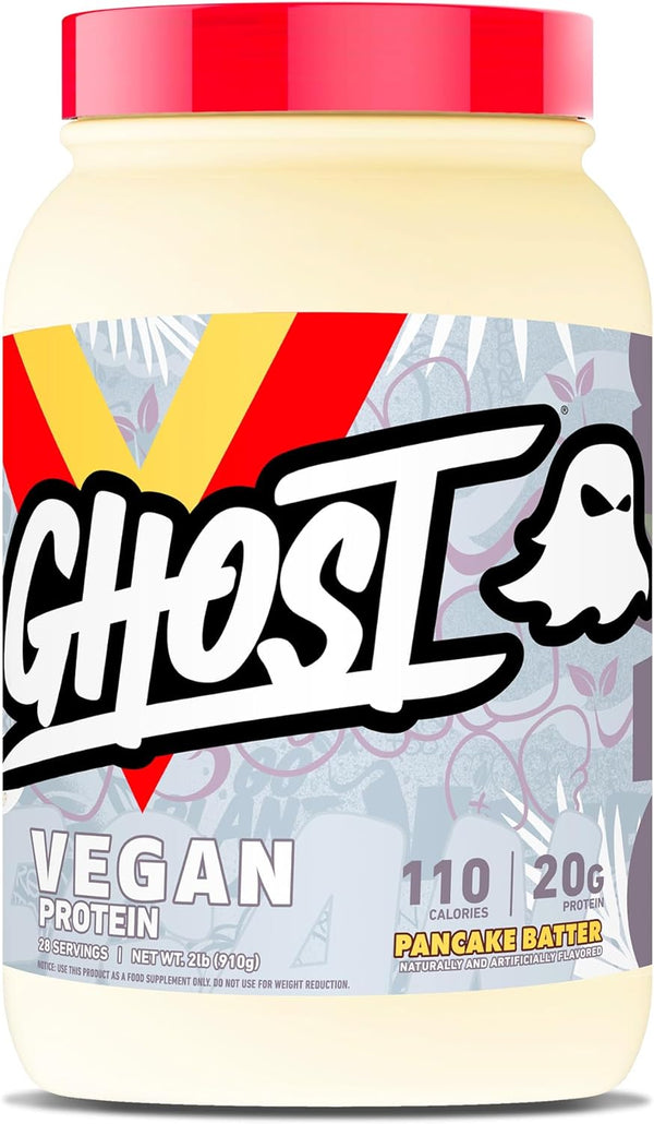 GHOST Vegan Protein Powder, Pancake Batter 2lb