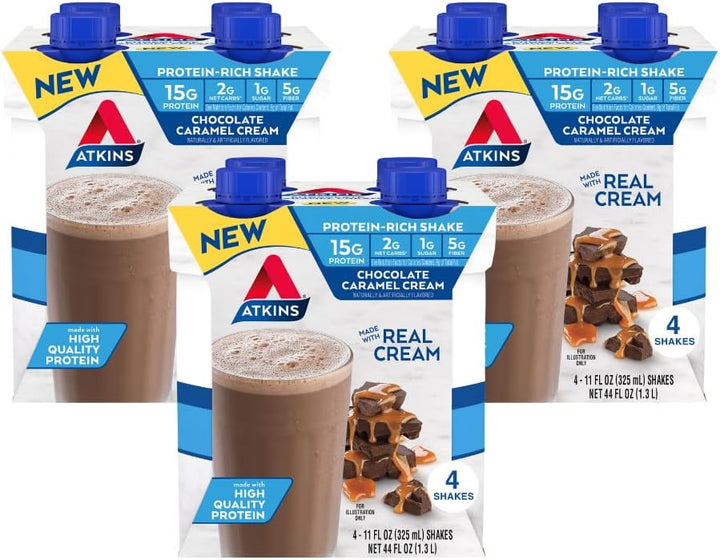 Atkins Protein Shake Chocolate Caramel Cream - Leo Smart Traders