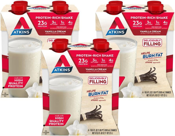 Atkins Protein Shake Vanilla Cream - Leo Smart Traders