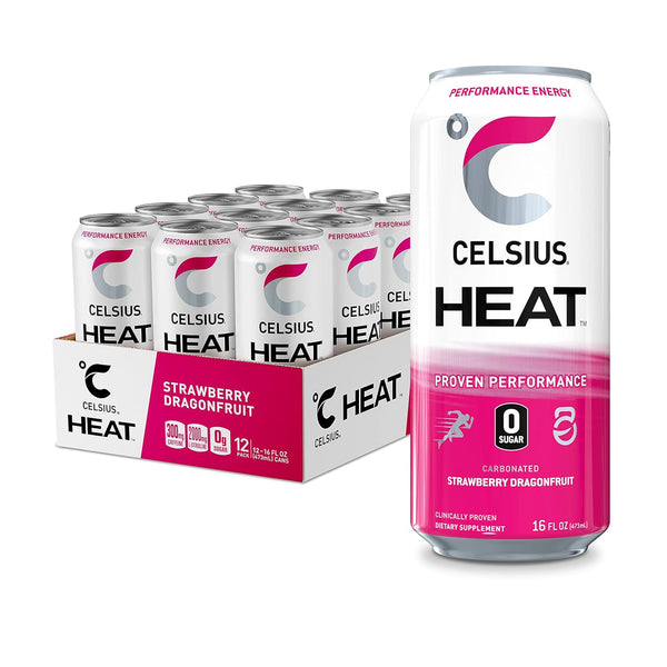 CELSIUS HEAT Energy Drink Strawberry Dragonfruit - Leo Smart Traders