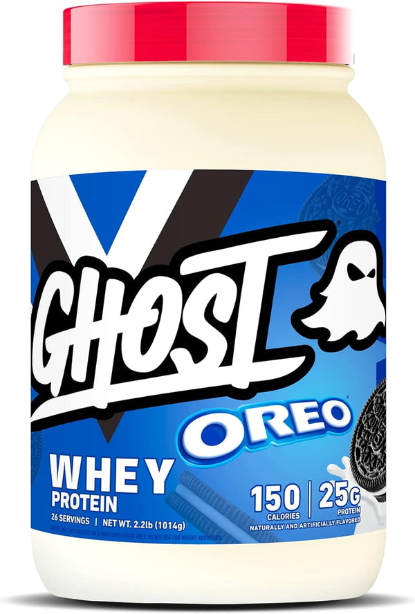 GHOST Whey Protein Powder, Oreo - 2LB Tub