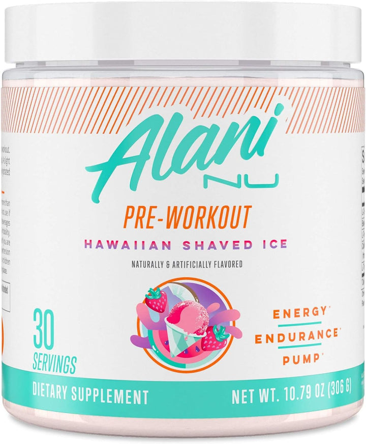 Alani Nu Pre-Workout Supplement Hawaiian Shaved Ice - Leo Smart Traders