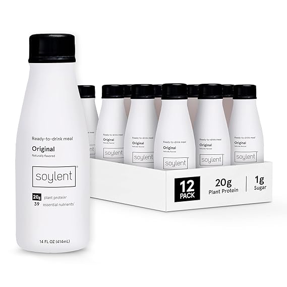 Soylent Protein Shake, Original, 14oz, (12 Pack)