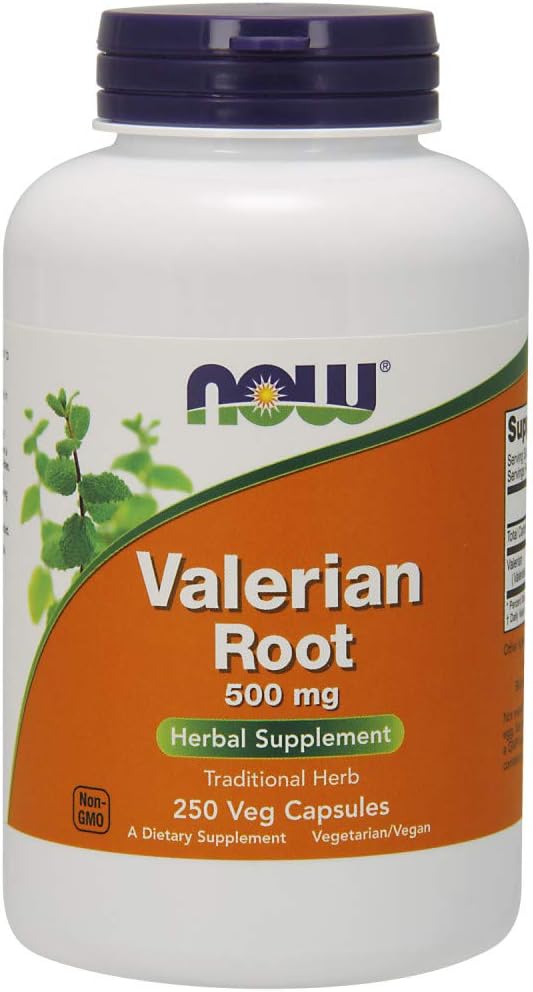 NOW Supplements, Valerian Root (Valeriana officinalis) 500 mg, Herbal Supplement, 100-250 Veg Capsules