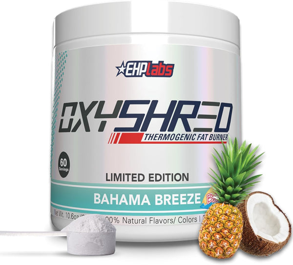 EHPlabs OxyShred Thermogenic Pre Workout Powder - Bahama Breeze