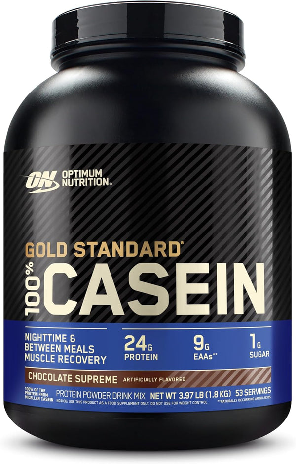 Optimum Nutrition Gold Standard Micellar Casein Powder, Chocolate Supreme, 4 Pound