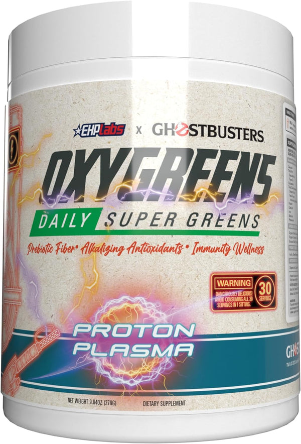 EHPlabs x Ghostbusters OxyGreens Powder - Proton Plasma