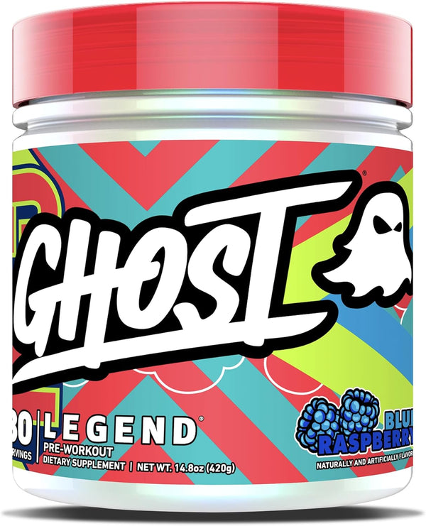 GHOST Legend V3 Pre-Workout, Blue Raspberry, 30 Servings