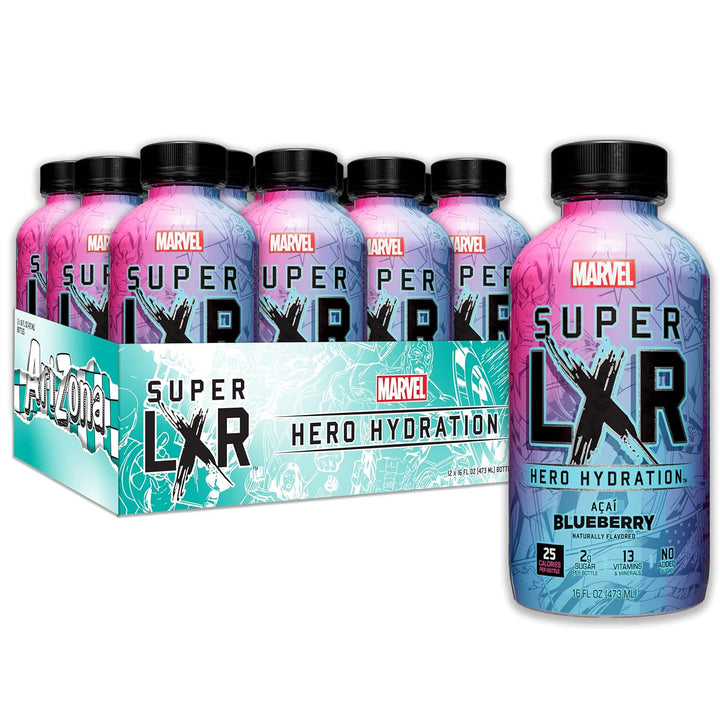 AriZona x Marvel Super LXR Hero Hydration Acai Blueberry - Leo Smart Traders