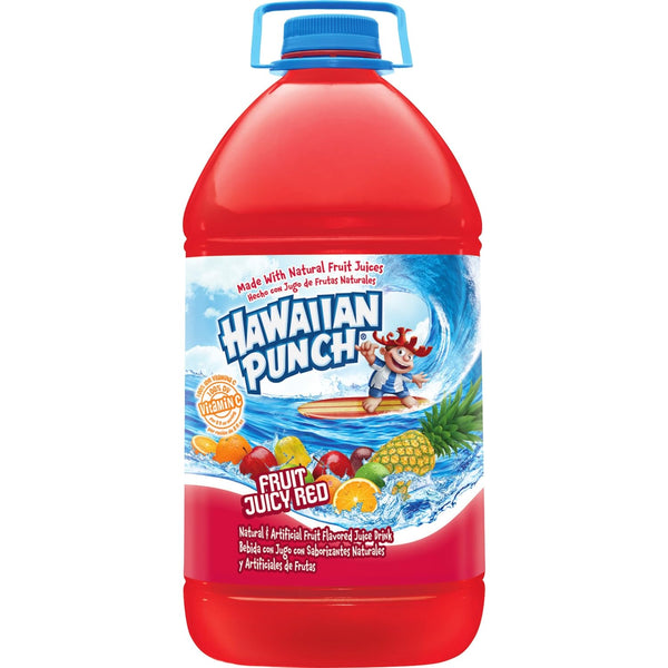 Hawaiian Punch Fruit Juicy Red, 1 pound Gallon Bottle (4 Pack)