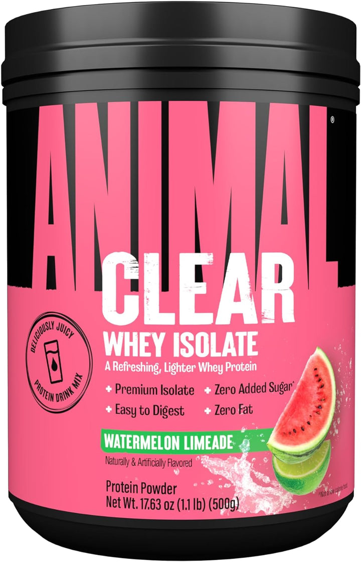 Animal Clear Whey Isolate Protein Supplement Watermelon Limeade - Leo Smart Traders 