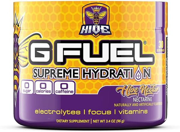 G Fuel Savinthebees Electrolytes Powder, Nectarine Flavor 3.3oz