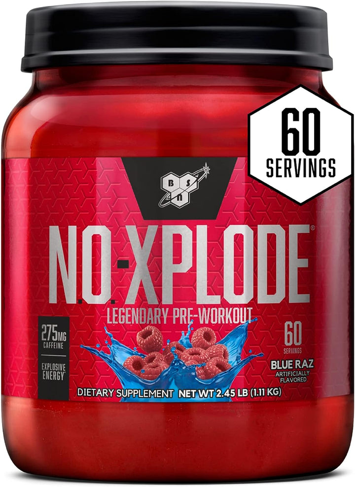 BSN N.O. XPLODE Pre Workout Powder Blue Raz - Leo Smart Traders