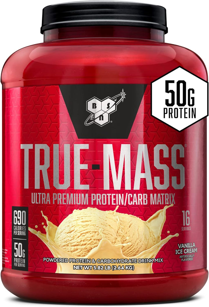 BSN TRUE-MASS Weight Gainer Powder Vanilla Ice Cream - Leo Smart Traders