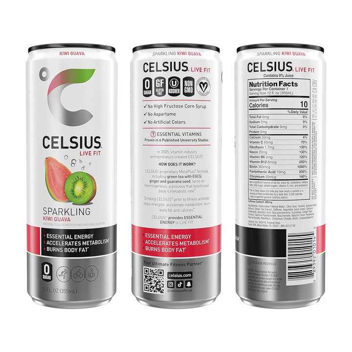 CELSIUS Energy Drink Kiwi Guava - Leo Smart Traders