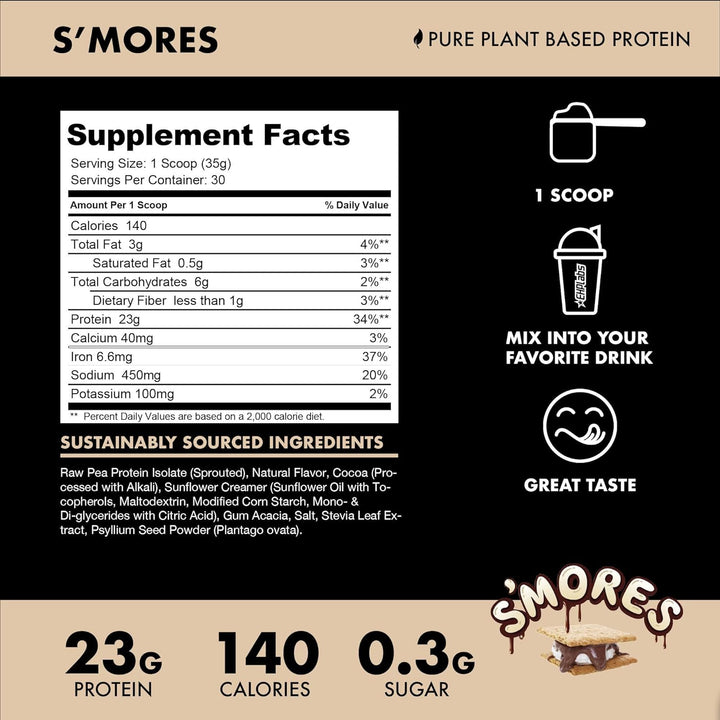 BLESSED Plant Based Protein Supplement S'Mores - Leo Smart Traders