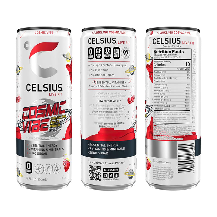 CELSIUS Energy Drink Cosmic Vibe - Leo Smart Traders