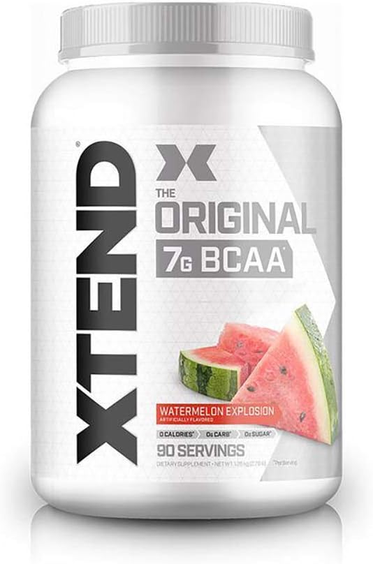 XTEND Original BCAA Powder Watermelon Explosion,  7g BCAAs for Men & Women, 30-90 Servings