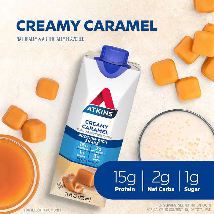 Atkins Protein Shake Creamy Caramel - Leo Smart Traders