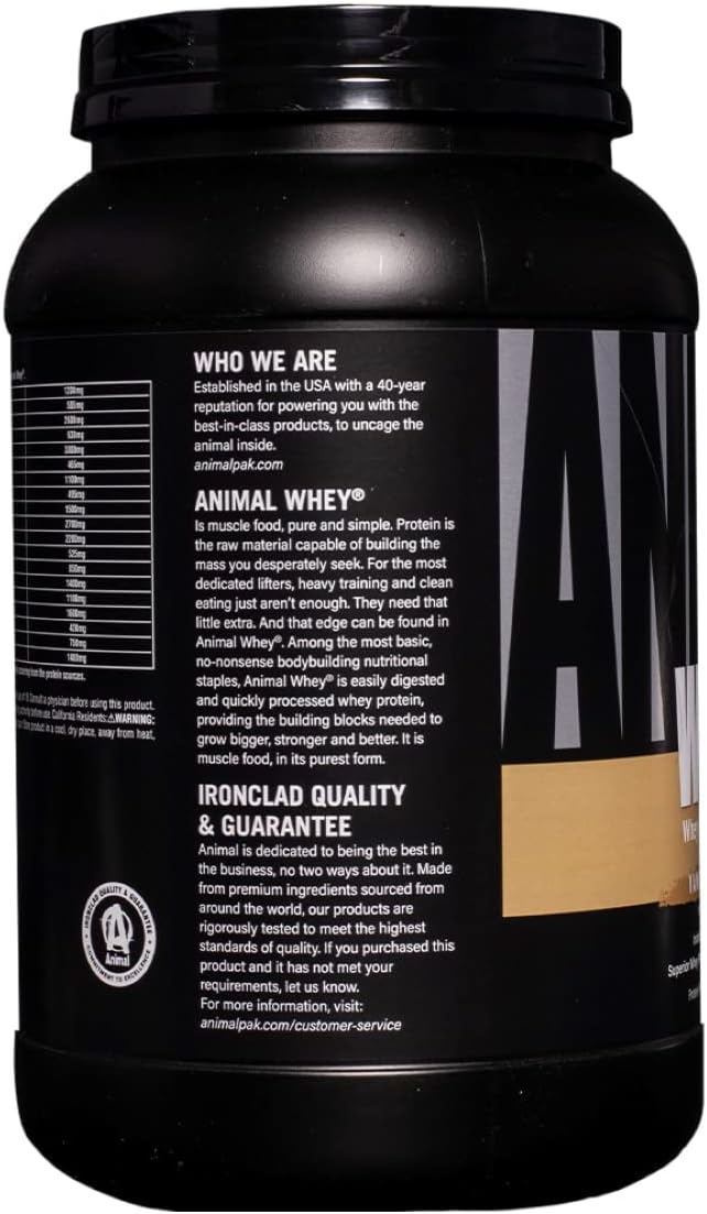 Animal Isolate Whey Protein Supplement Vanilla - Leo Smart Traders