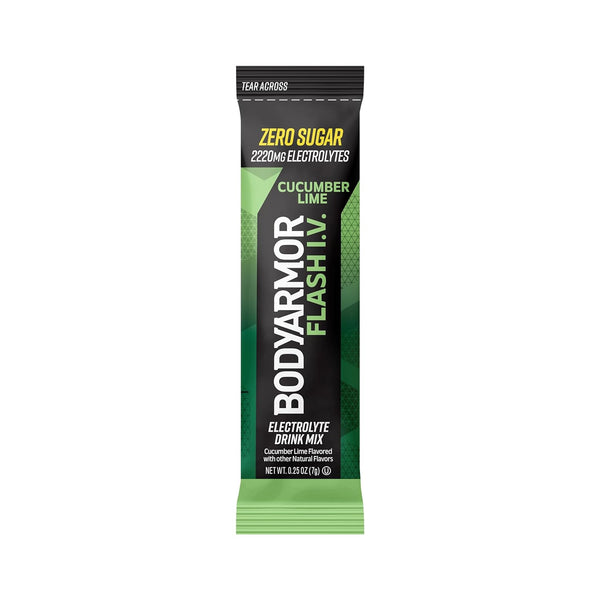 BODYARMOR Flash IV Electrolyte Packets Cucumber Lime - Leo Smart Traders                      