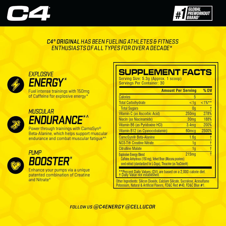 C4 Original Pre Workout Grape - Leo Smart Traders