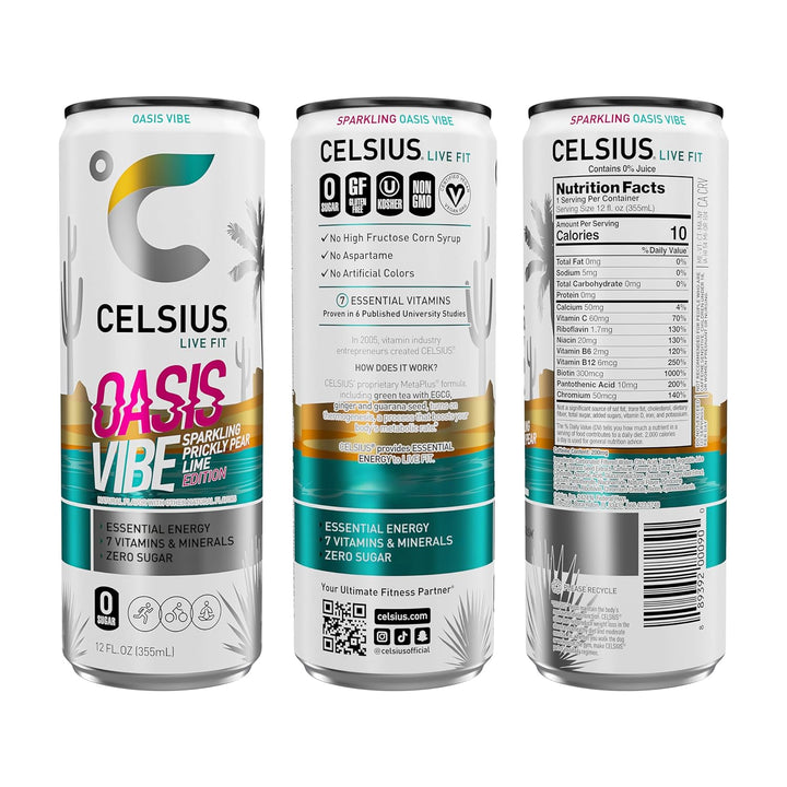 CELSIUS Energy Drink Oasis Vibe - Leo Smart Traders