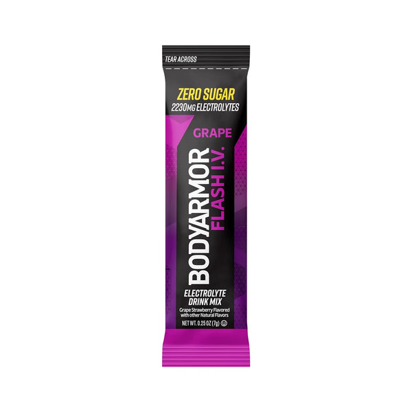 BODYARMOR Flash IV Electrolyte Packets Grape - Leo Smart Traders