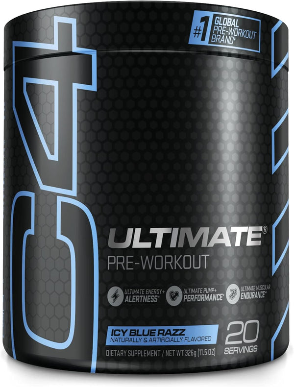 C4 Ultimate Pre Workout ICY Blue Raz - Leo Smart Traders