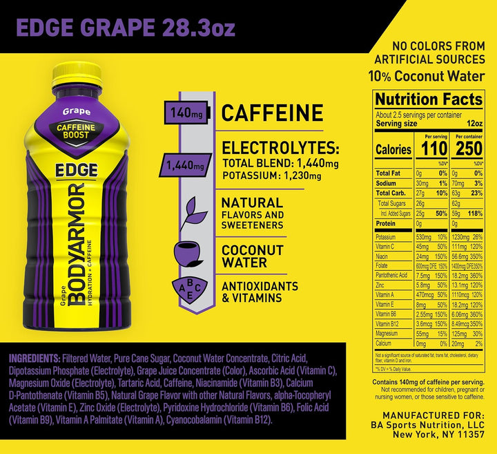 BODYARMOR EDGE Sports Drink Grape - Leo Smart Traders