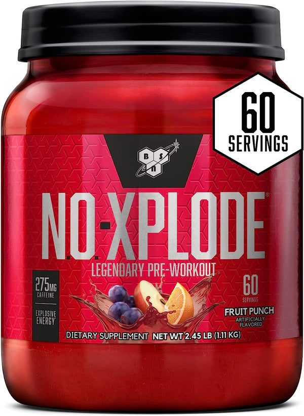 BSN N.O. XPLODE Pre Workout Powder Fruit Punch - Leo Smart Traders