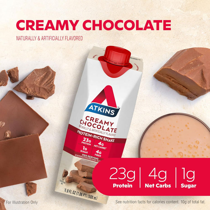 Atkins Protein Shake Creamy Chocolate - Leo Smart Traders