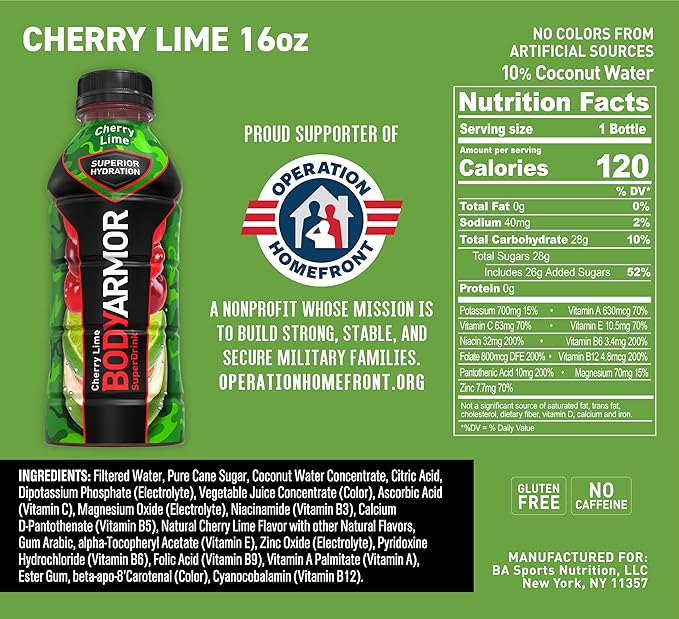 BODYARMOR Sports Drink Cherry Lime - Leo Smart Traders